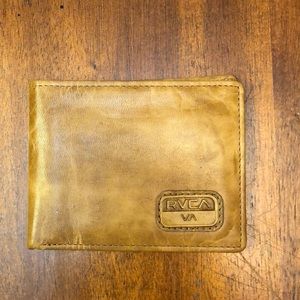 RVCA Leather Wallet. NWT
